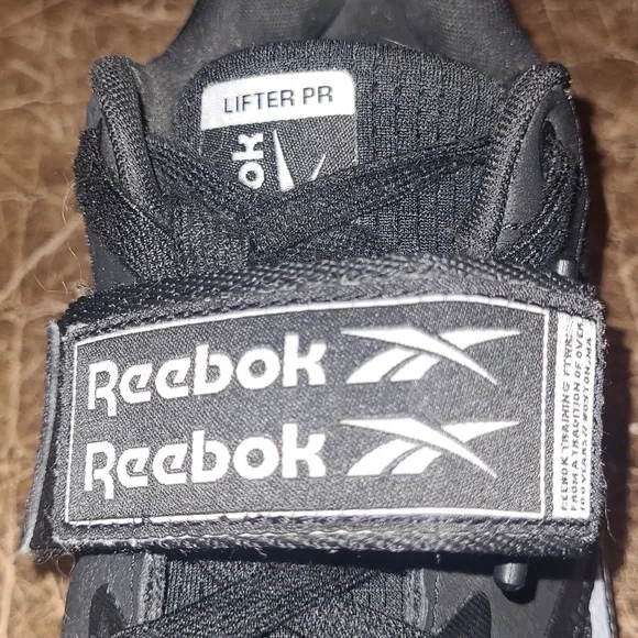 Reebok Lifter PR II Weight Lifting Shoes.  Size 9.5 Men's.  Black/White - Picture 4 of 10
